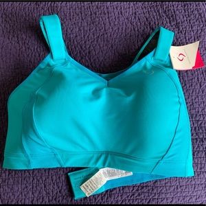 NWT 38E Moving Comfort Juno Sports Bra in Azure